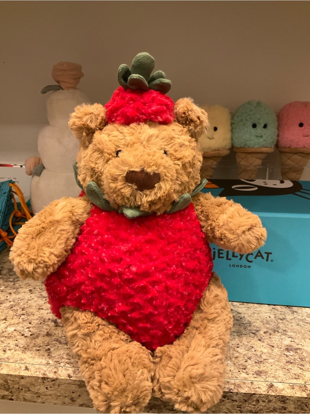 Jellycat Strawberry Bartholomew bear